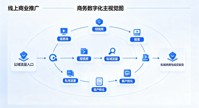 潞城市线上商业推广怎么做？全域流量闭环搭建与低成本转化实战指南